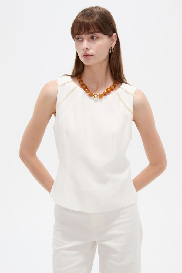 MUSCULOSA YELRAN 70809 MARFIL  / OFF WHITE image number null