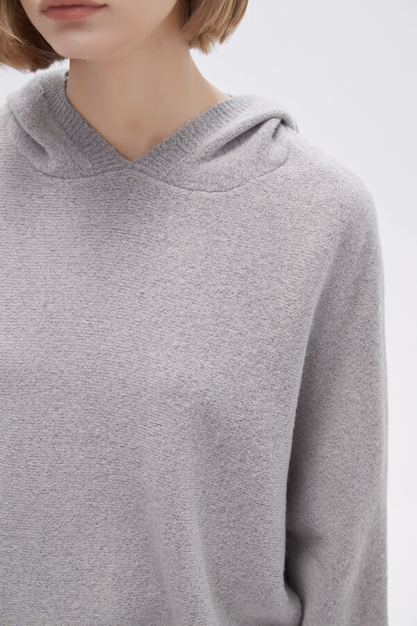SWEATER PLIDI GRIS MELANGE MEDIO image number null