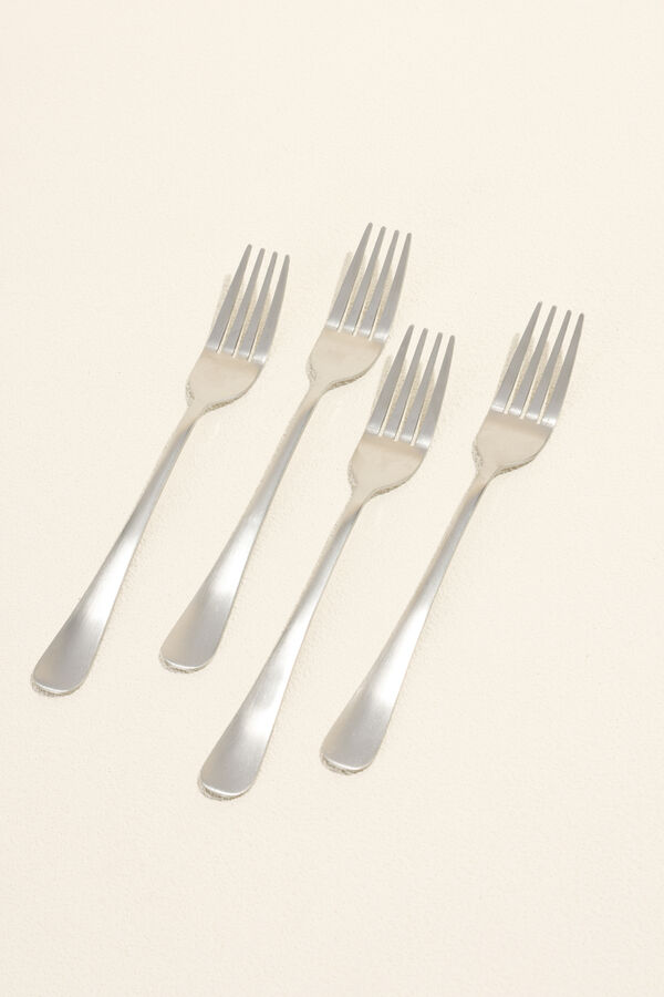 Tenedor Olivo Set 4 un. Plateado COLOR UNICO image number null