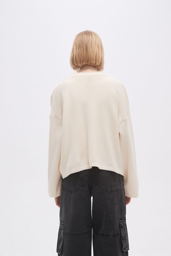 CARDIGAN DIALOY CRUDO / NATURAL