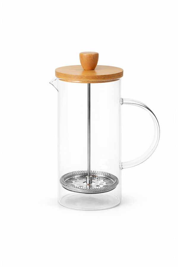 Cafetera Prensa Tapa Madera COLOR UNICO image number null