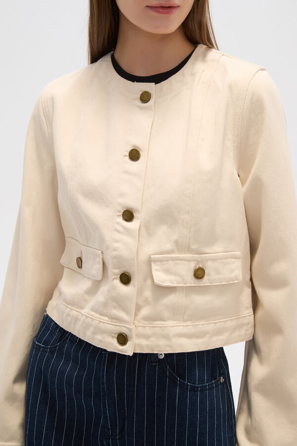 CHAQUETA YALE CRUDO / NATURAL image number null