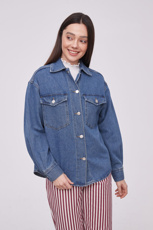 SOBRECAMISA MURIN AZUL CLARO