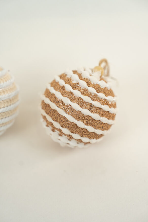 Colgante Esferas Crochet, 3un. COLOR UNICO image number null