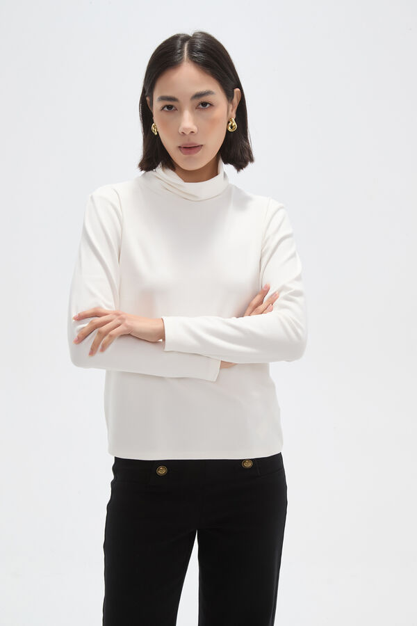 POLERA LULLABY MARFIL  / OFF WHITE image number null