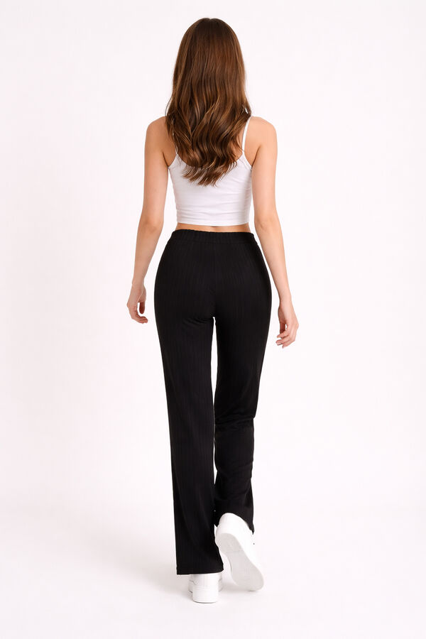 PANTALON PRIEGO NEGRO image number null