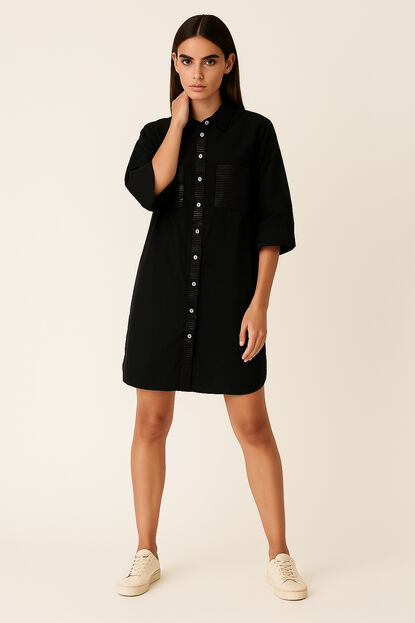 VESTIDO AMERICAN NEGRO image number null