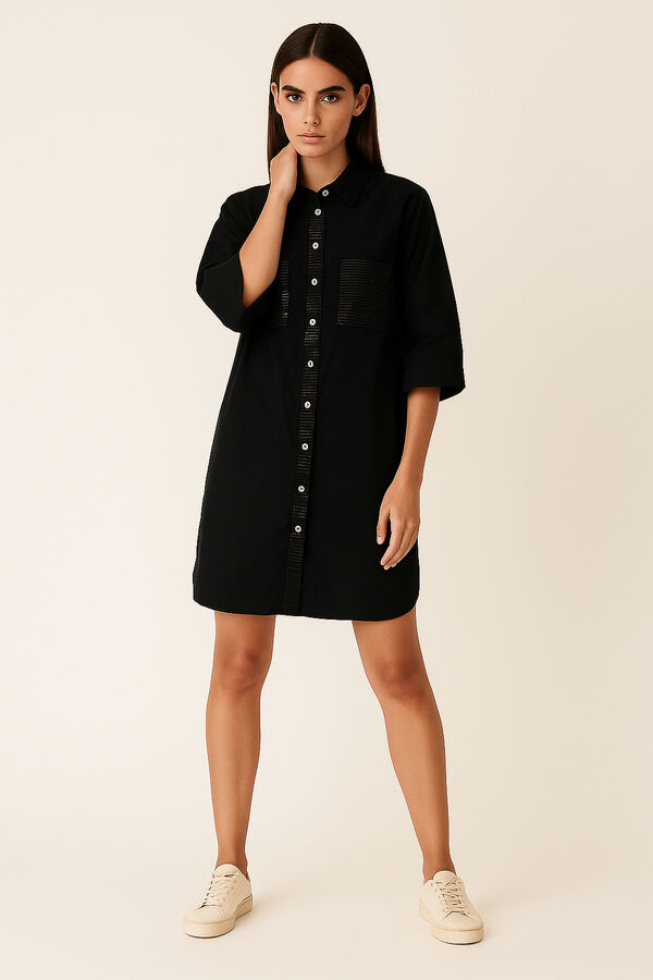 VESTIDO AMERICAN NEGRO image number null