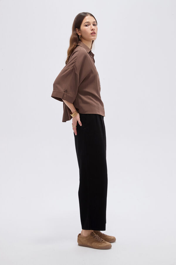 CAMISA TAREO 70809 CHOCOLATE image number null