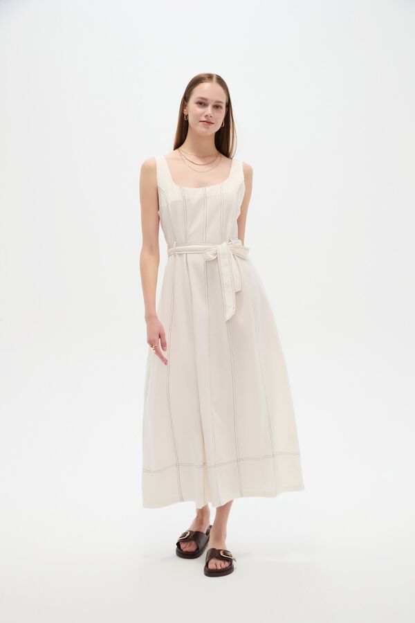VESTIDO CAROA 70809 MARFIL  / OFF WHITE image number null