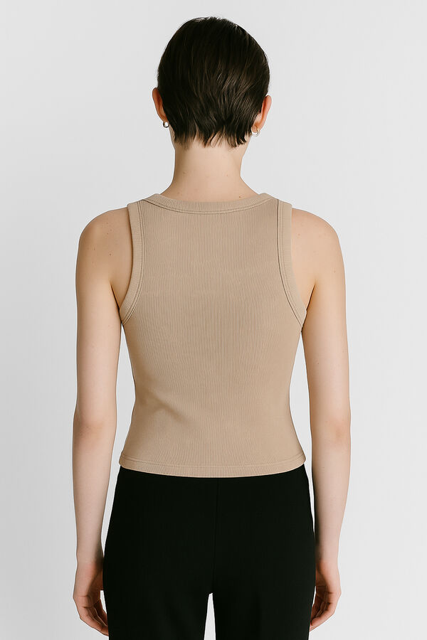 MUSCULOSA SPITW TAUPE CLARO image number null
