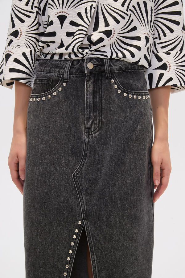 FALDA SIMBAL GRIS MEDIO image number null