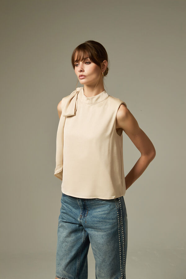 BLUSA PANYEL 70607 BEIGE CLARO image number null