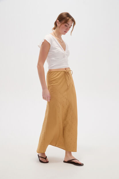 FALDA AGLAE 70809 BEIGE OSCURO image number null