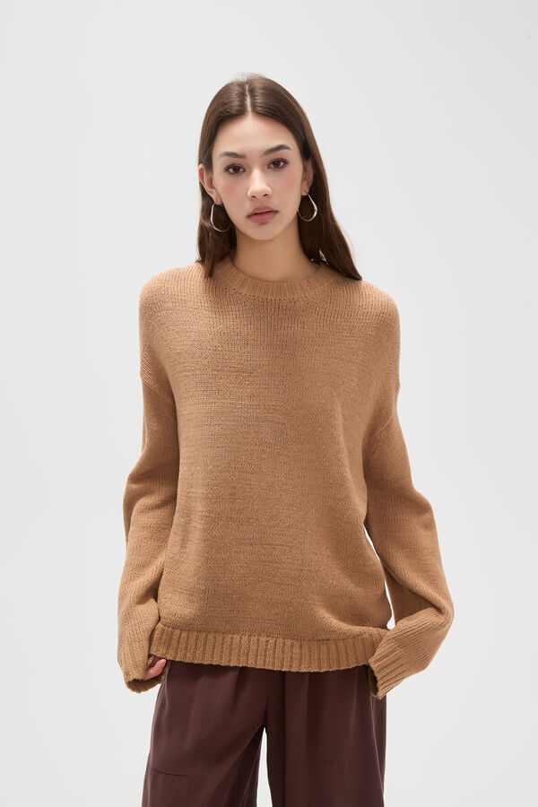 SWEATER SILICIA BEIGE OSCURO image number null
