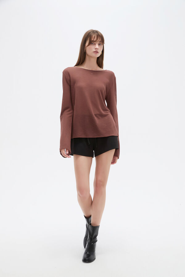 SWEATER GERAL 70809 CHOCOLATE image number null