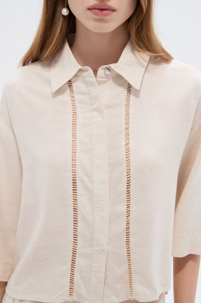 CAMISA ROLA 70607 ARENA MELANGE image number null