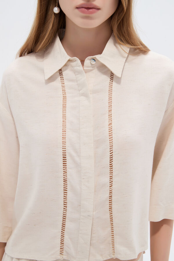 CAMISA ROLA 70607 ARENA MELANGE image number null
