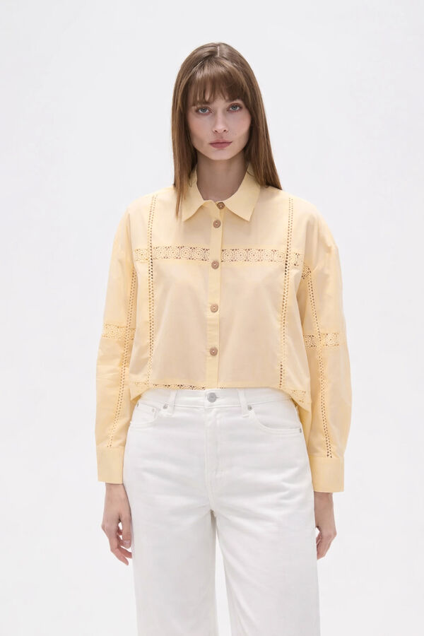 CAMISA AGREICA AMARILLO PALIDO image number null