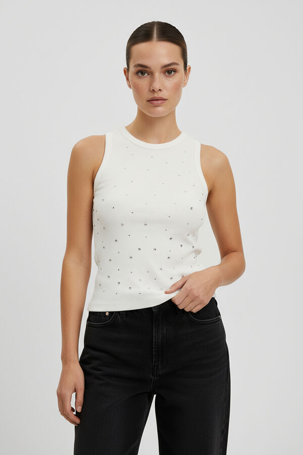 MUSCULOSA RASEL MARFIL  / OFF WHITE image number null