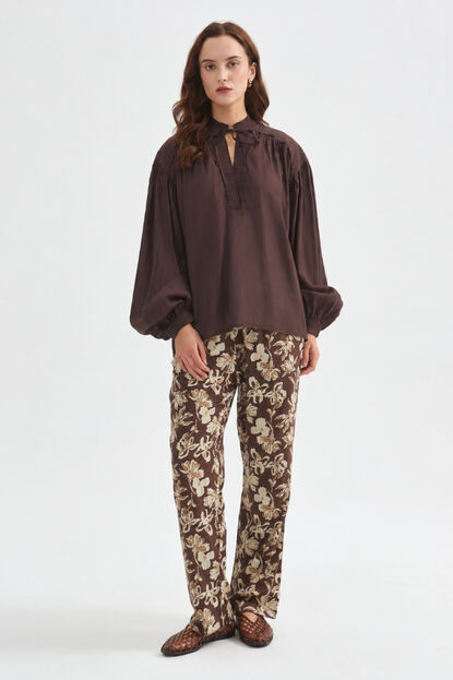 BLUSA NALIA CHOCOLATE image number null