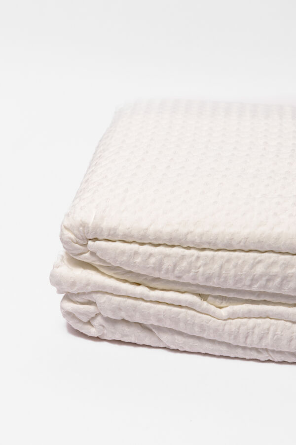Funda  N&oacute;rdica 2 Plazas King Microfibra WASHED BLANCO image number null