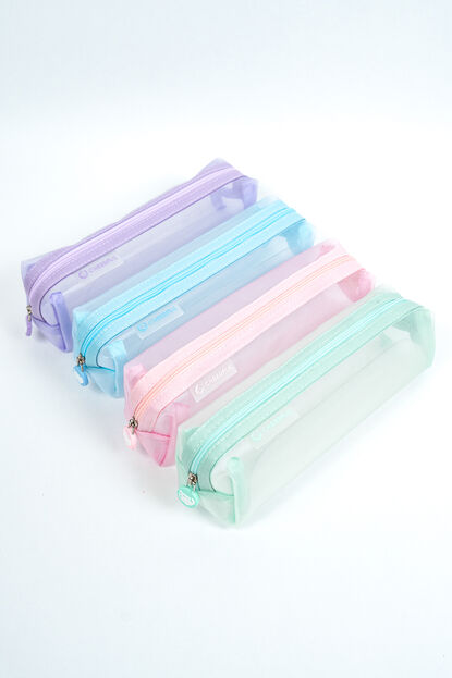 Cartuchera Puff, mix 4 colores COLOR UNICO image number null