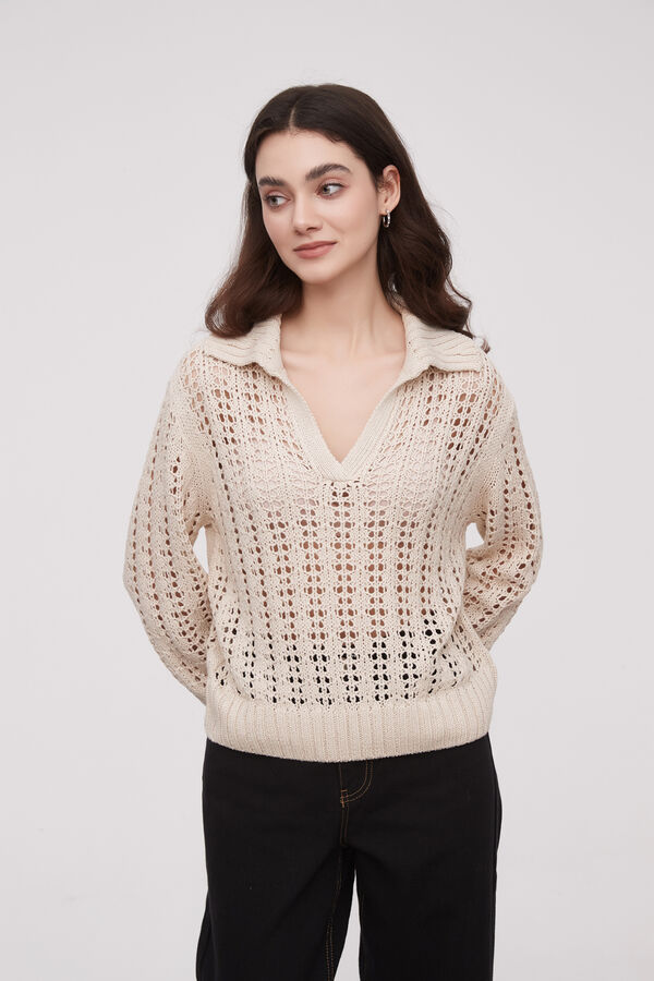 SWEATER FERNEY CRUDO / NATURAL image number null