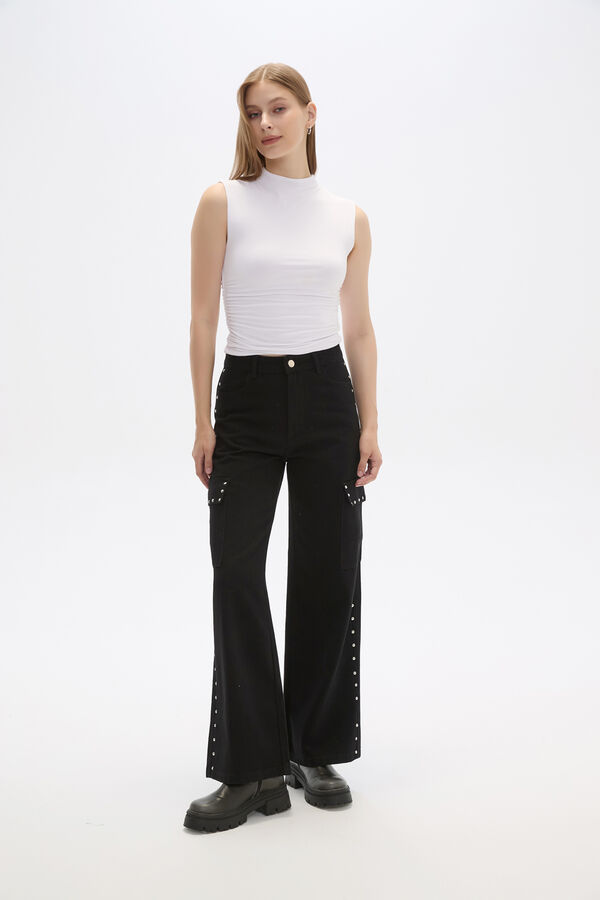 PANTALON BAPOR NEGRO image number null