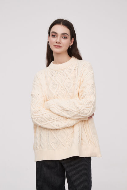 SWEATER CENOZ CREMA image number null