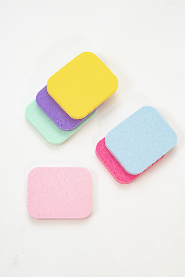 Set Esponjas Maquillaje Rectangular, x6 un. COLOR UNICO image number null