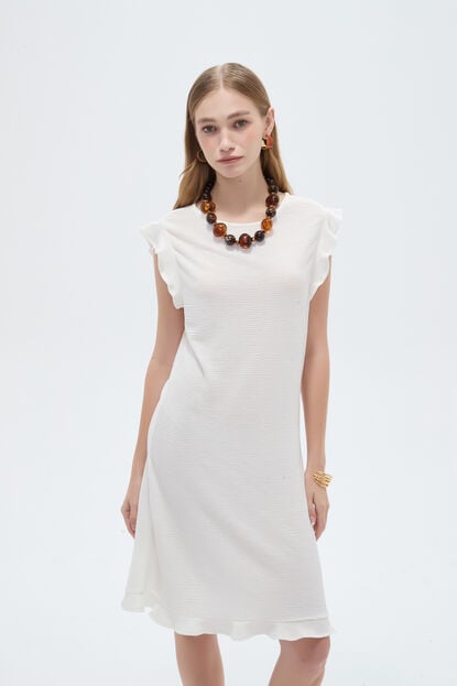 VESTIDO XULO 70809 MARFIL  / OFF WHITE image number null