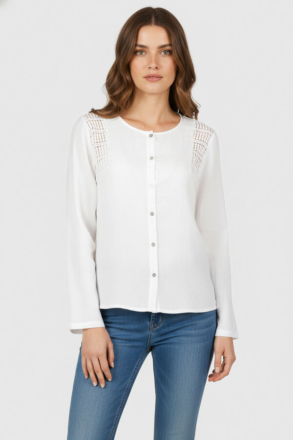 CAMISA TUMAN BLANCO image number null