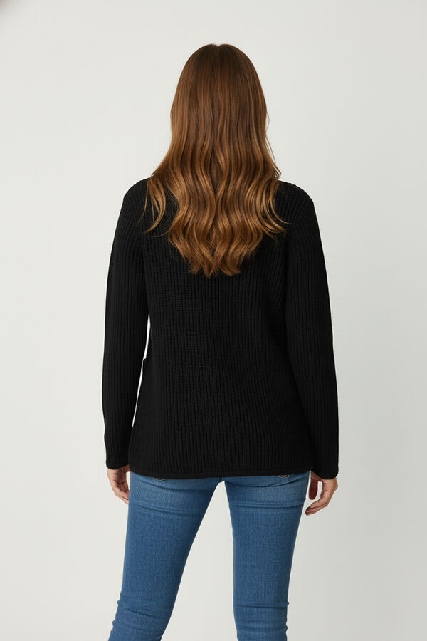 CARDIGAN TOUALIA NEGRO image number null