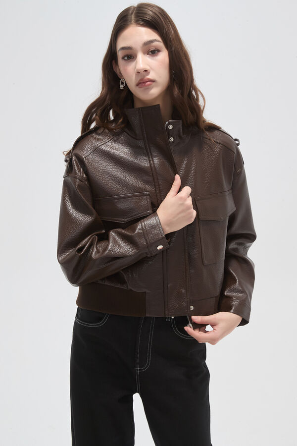 CAMPERA SAHIO CHOCOLATE image number null