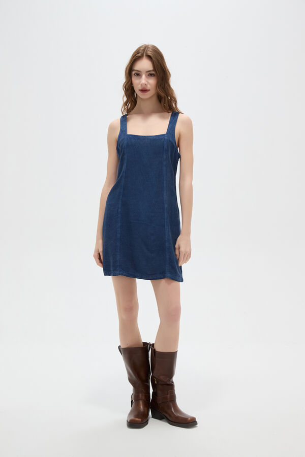 VESTIDO PACANA AZUL INDIGO image number null