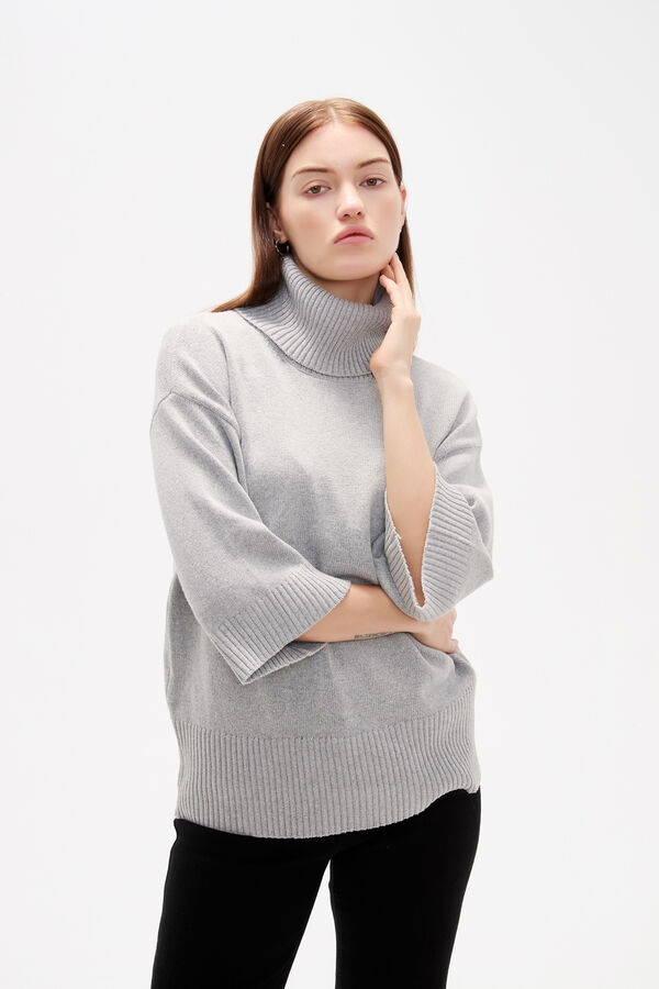 POLERA THERNAL GRIS MELANGE MEDIO image number null