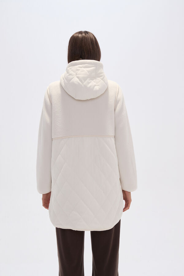 CAMPERA TESSAL MARFIL  / OFF WHITE image number null