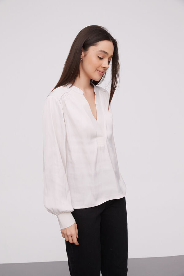 BLUSA CILENI CRUDO / NATURAL image number null