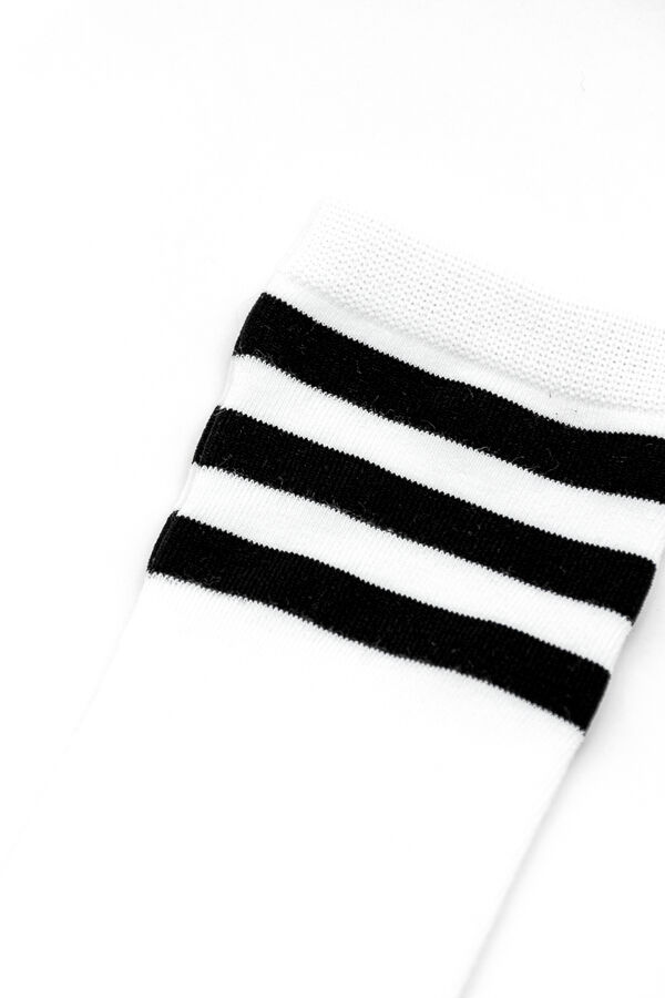 Medias Crew Stripes COLOR UNICO image number null