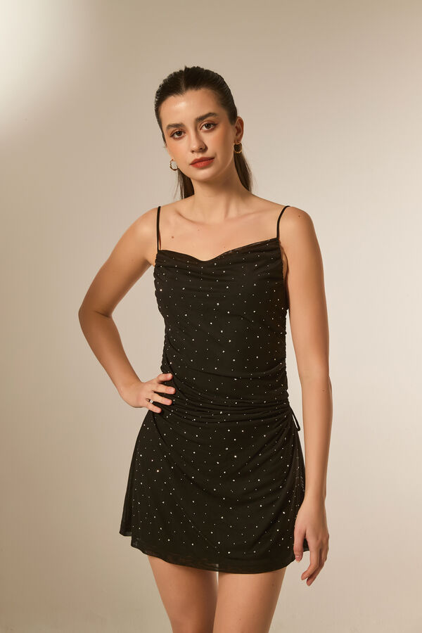 VESTIDO MAREN NEGRO image number null