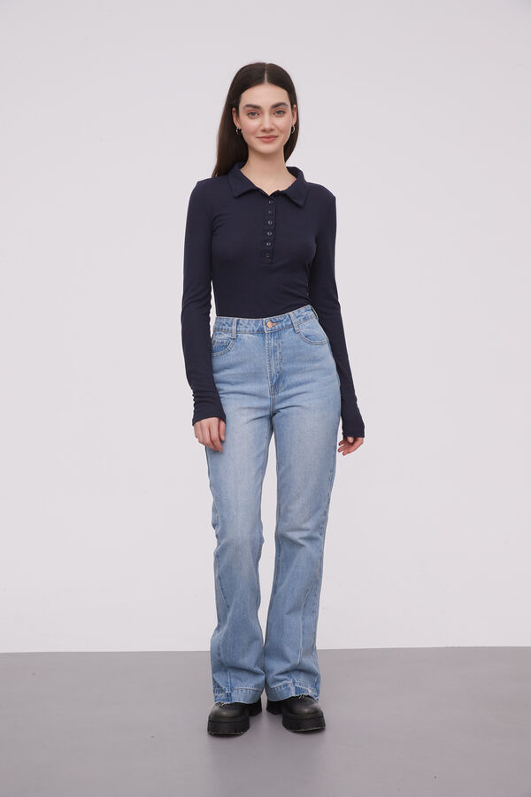 PANTALON BIRUE CELESTE GRISACEO image number null