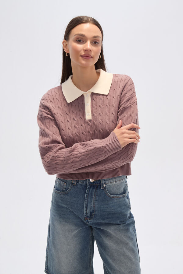 SWEATER LAPAN TAUPE / MINK / VISON image number null