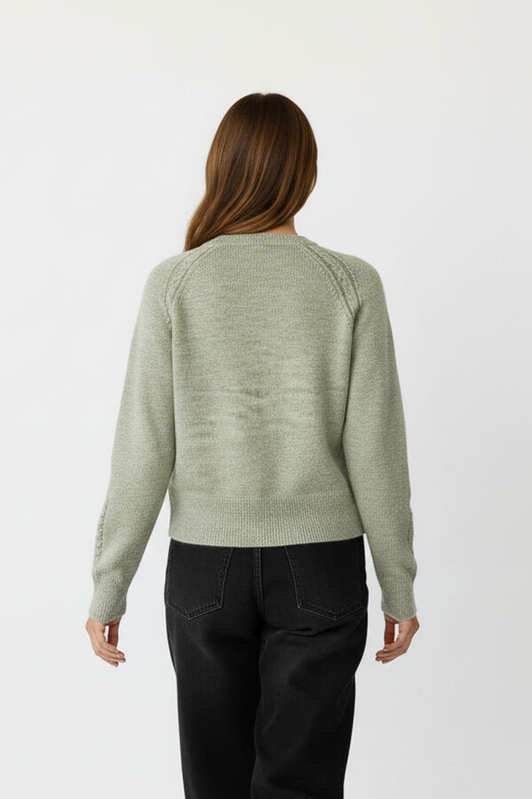 CARDIGAN GALIN VERDE PALIDO image number null