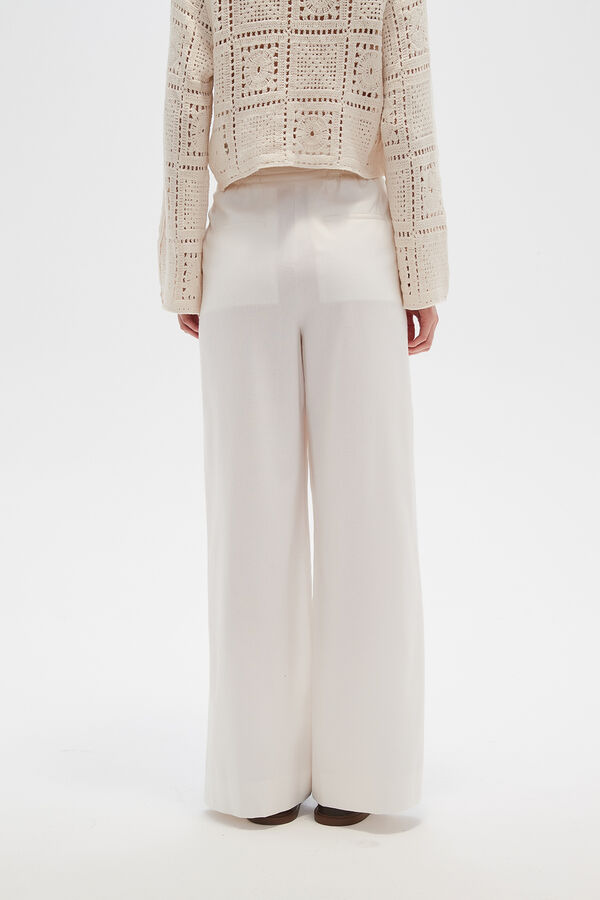 PANTALON ELSOLEY MARFIL  / OFF WHITE image number null