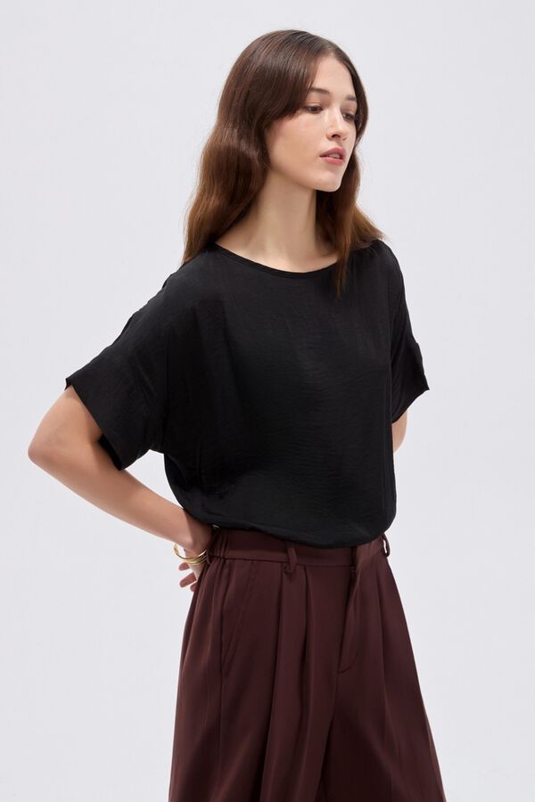 BLUSA BUREI 70809 NEGRO image number null