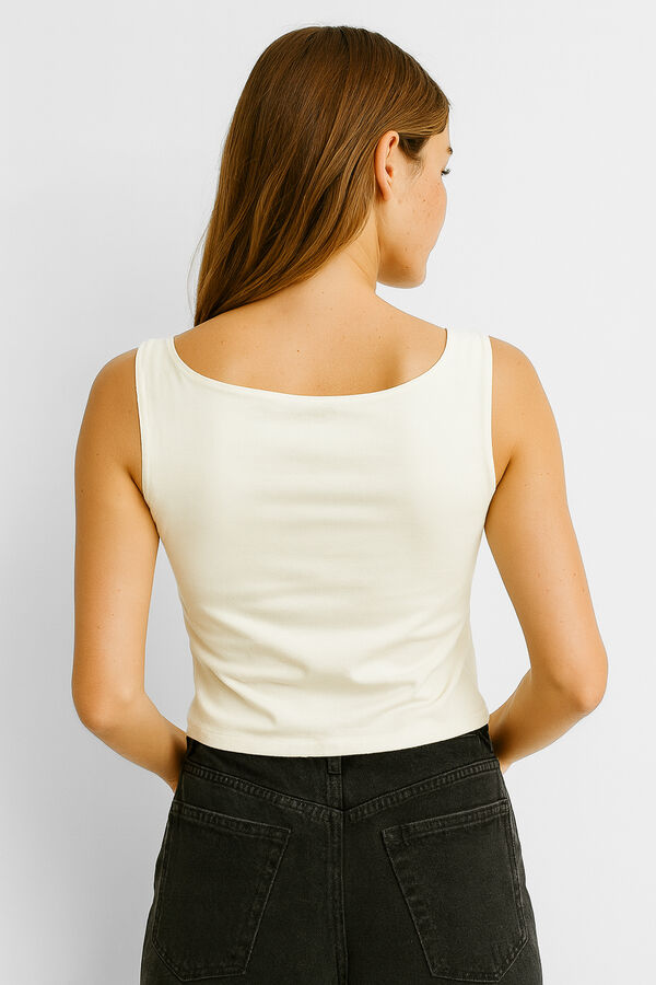 MUSCULOSA AINOA MARFIL  / OFF WHITE image number null