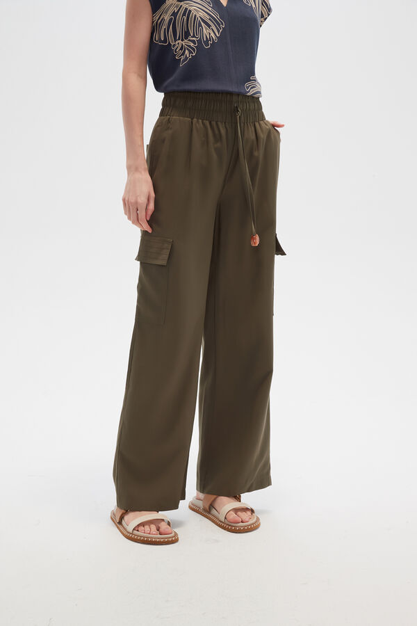 PANTALON UBATUBA VERDE OLIVA OSCURO image number null