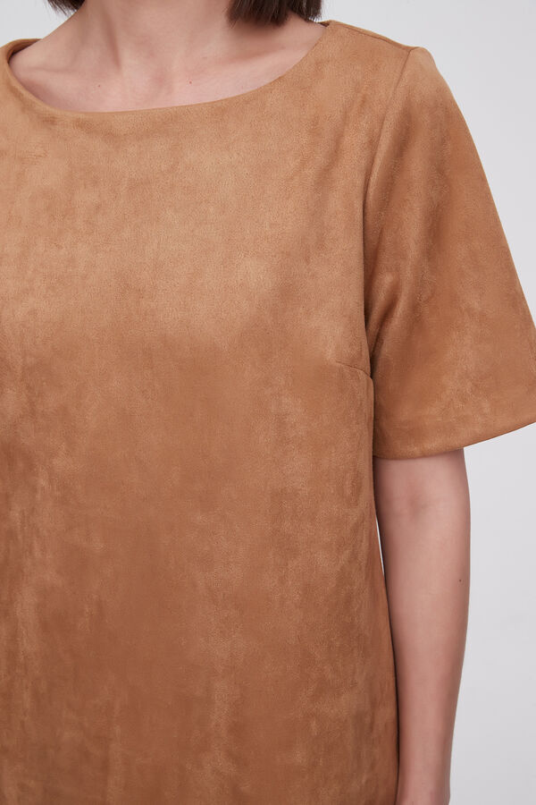 VESTIDO MUWA BEIGE image number null