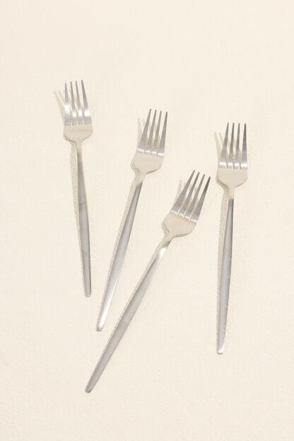 Tenedor Fiordo, Set 4 un. plateado COLOR UNICO image number null